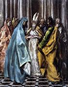 El Greco The Marriage of the Virgin oil painting